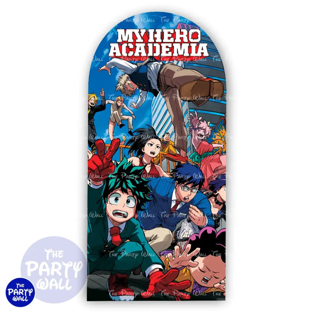 My Hero Academia - Funda para mampara de punta redonda o rectangular Mampara de punta redonda