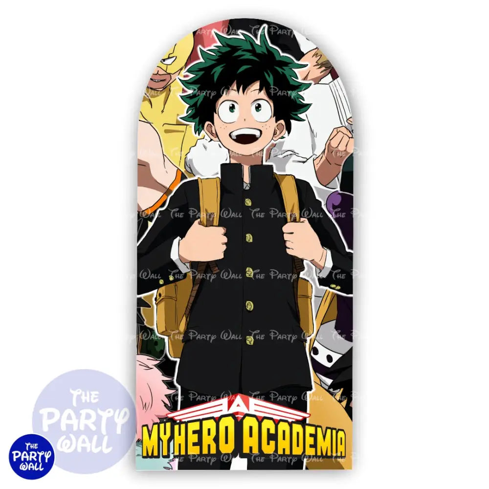 My Hero Academia - Funda para mampara de punta redonda o rectangular Mampara de punta redonda