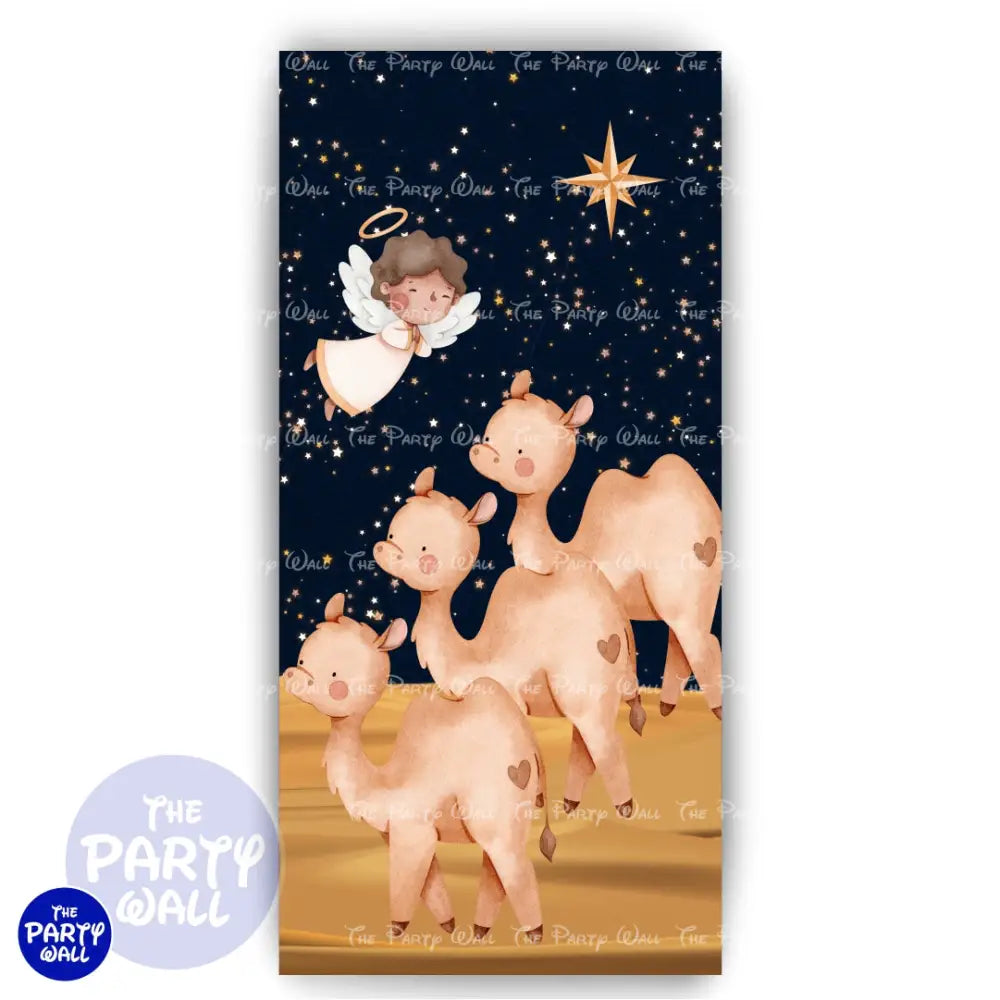 Nacimiento - Funda para mampara de punta redonda o rectangular Mampara de punta redonda