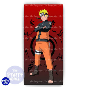 Naruto - Funda para mampara de punta redonda o rectangular Mampara de punta redonda