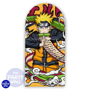 Naruto - Funda para mampara de punta redonda o rectangular Mampara de punta redonda