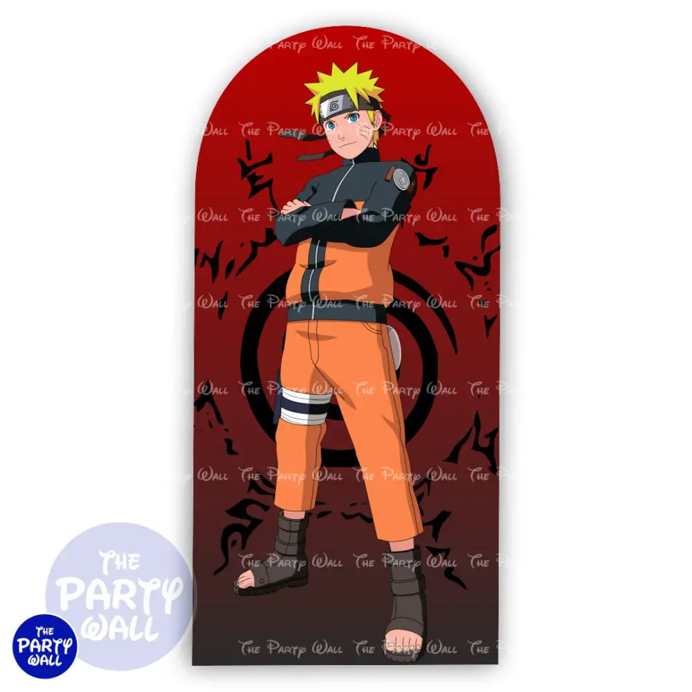 Naruto - Funda para mampara de punta redonda o rectangular Mampara de punta redonda