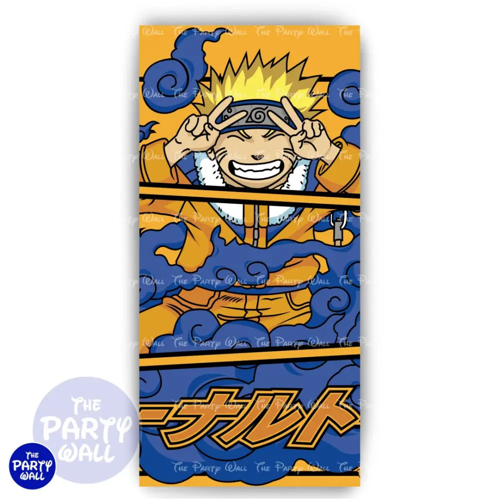 Naruto - Funda para mampara de punta redonda o rectangular Mampara de punta redonda