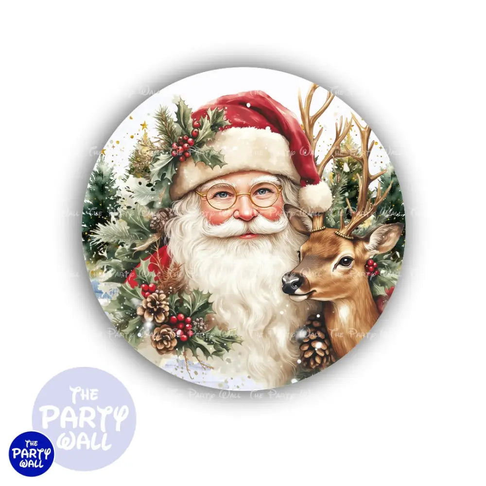 Navidad - Funda para mampara circular Circular