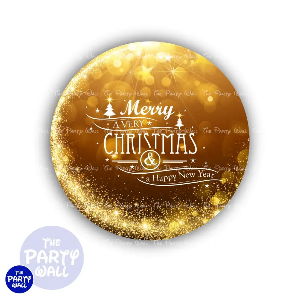 Navidad - Funda para mampara circular Circular