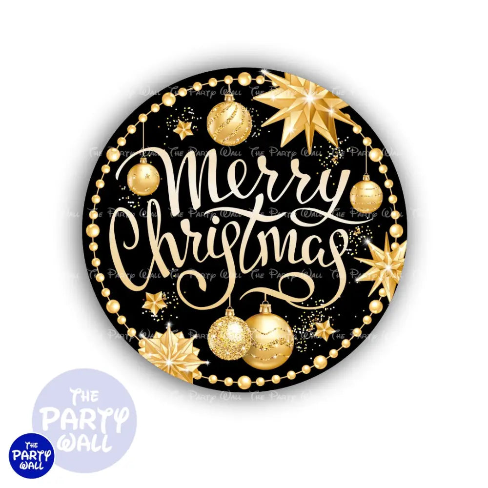 Navidad - Funda para mampara circular Circular