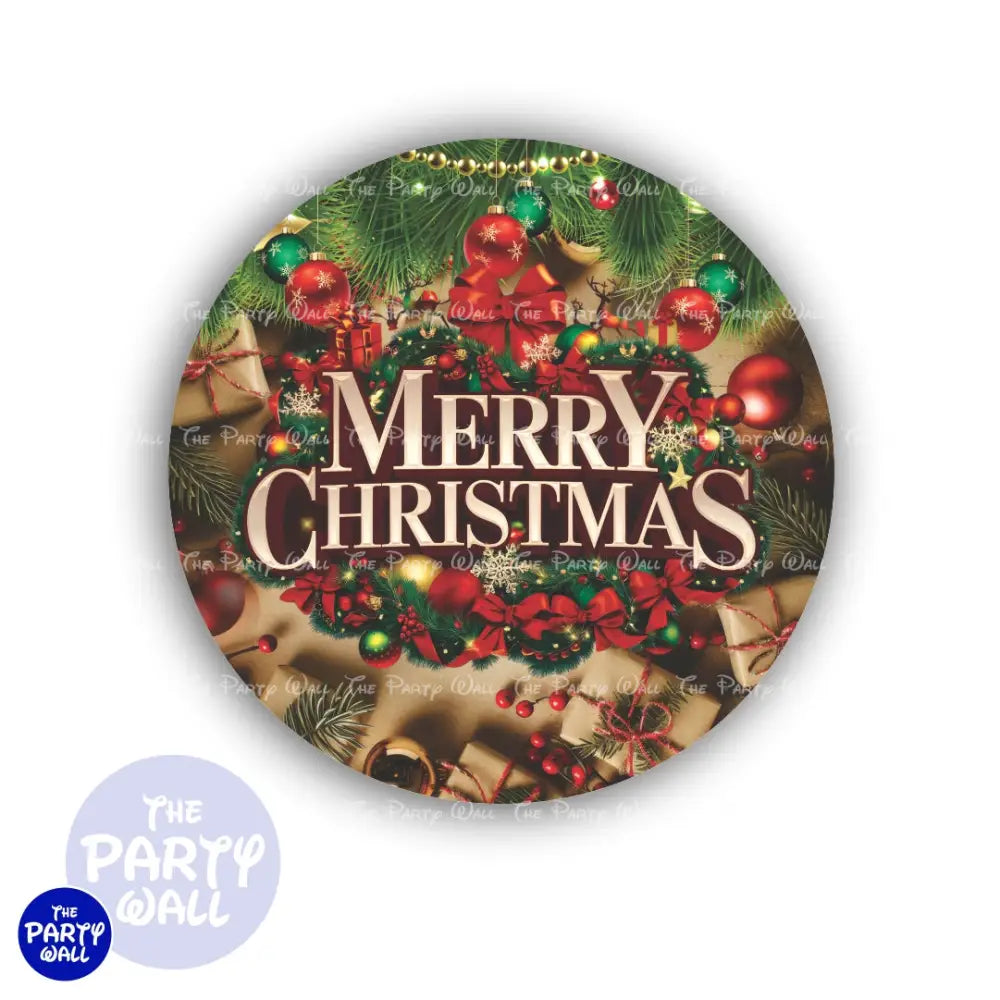 Navidad - Funda para mampara circular Circular