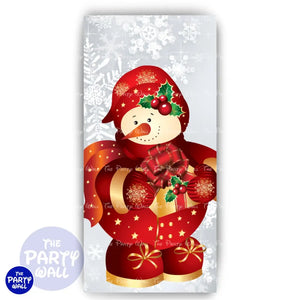 Navidad - Funda para mampara de punta redonda o rectangular Mampara de punta redonda