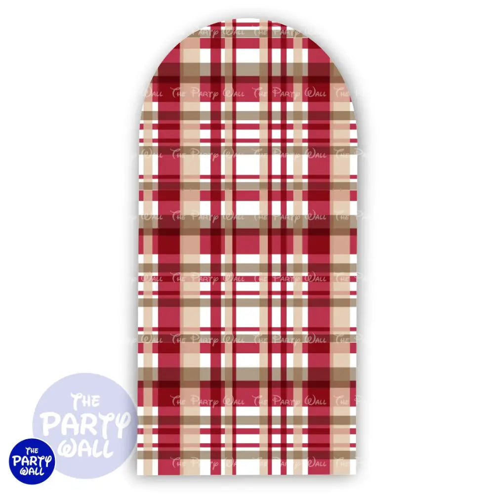 Navidad - Funda para mampara de punta redonda o rectangular Mampara de punta redonda