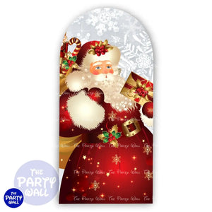 Navidad - Funda para mampara de punta redonda o rectangular Mampara de punta redonda