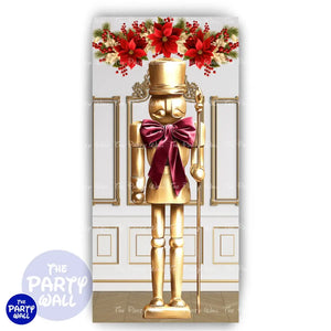 Navidad - Funda para mampara de punta redonda o rectangular Mampara de punta redonda