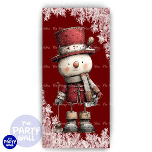 Navidad - Funda para mampara de punta redonda o rectangular Mampara de punta redonda