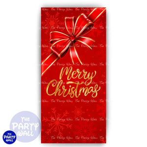 Navidad - Funda para mampara de punta redonda o rectangular Mampara de punta redonda