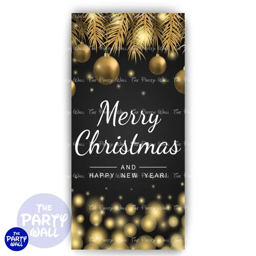 Navidad - Funda para mampara de punta redonda o rectangular Mampara de punta redonda