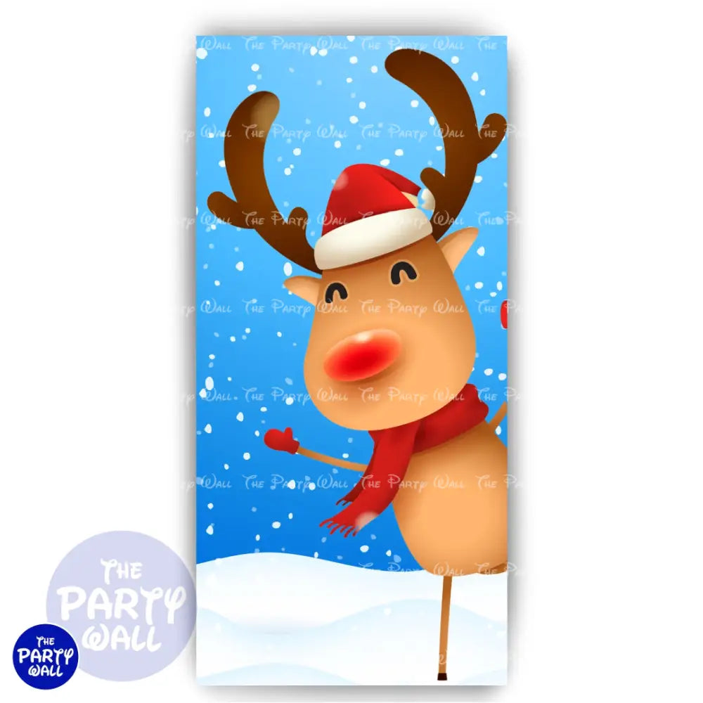 Navidad - Funda para mampara de punta redonda o rectangular Mampara de punta redonda