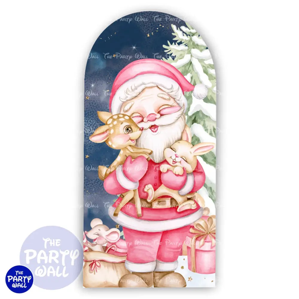 Navidad - Funda para mampara de punta redonda o rectangular Mampara de punta redonda