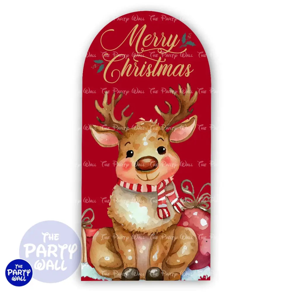 Navidad - Funda para mampara de punta redonda o rectangular Mampara de punta redonda