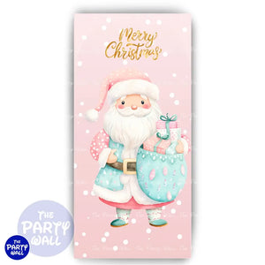 Navidad - Funda para mampara de punta redonda o rectangular Mampara de punta redonda