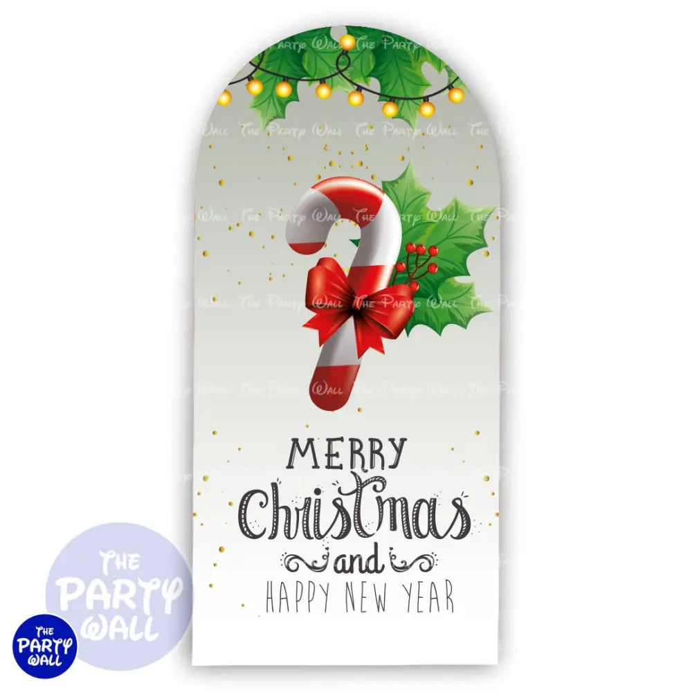 Navidad - Funda para mampara de punta redonda o rectangular Mampara de punta redonda