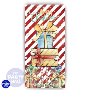 Navidad - Funda para mampara de punta redonda o rectangular Mampara de punta redonda