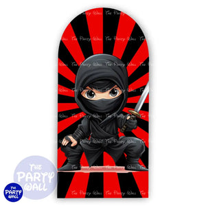 Ninja - Funda para mampara de punta redonda o rectangular Mampara de punta redonda