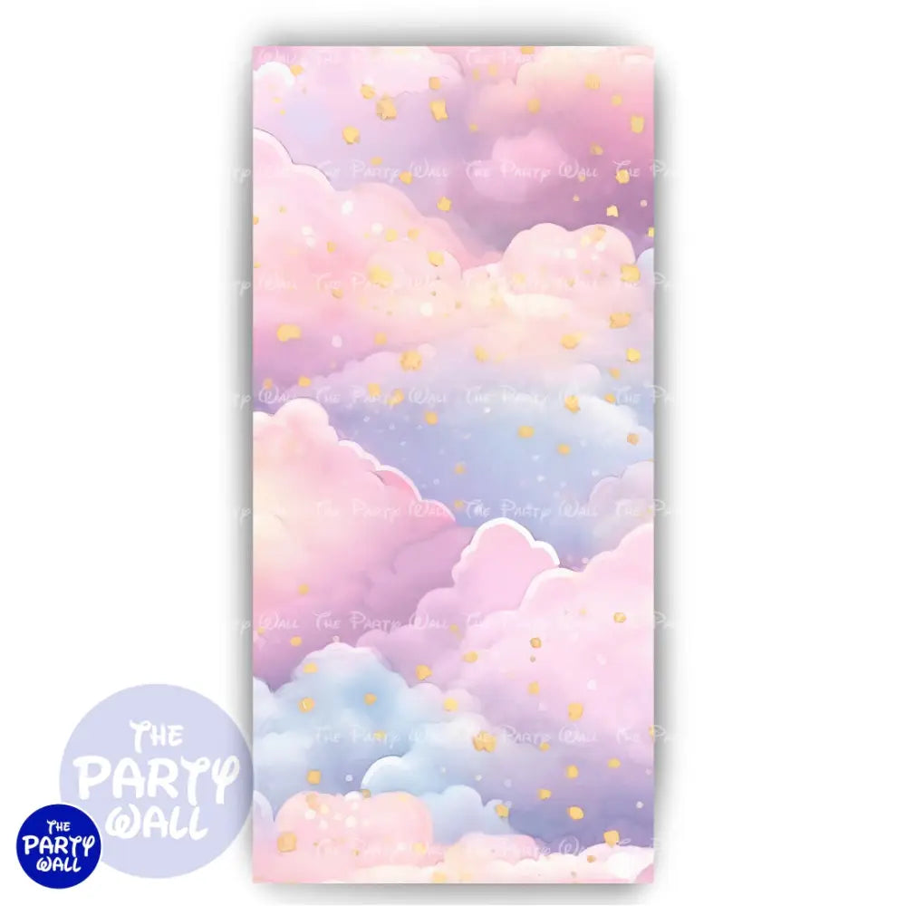 Nubes - Funda para mampara de punta redonda o rectangular Mampara de punta redonda