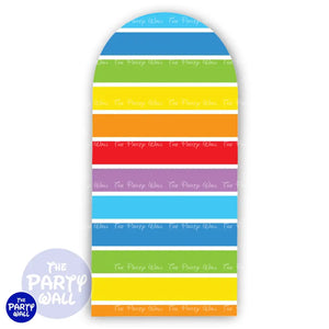 Number Blocks - Funda para mampara de punta redonda o rectangular Mampara de punta redonda