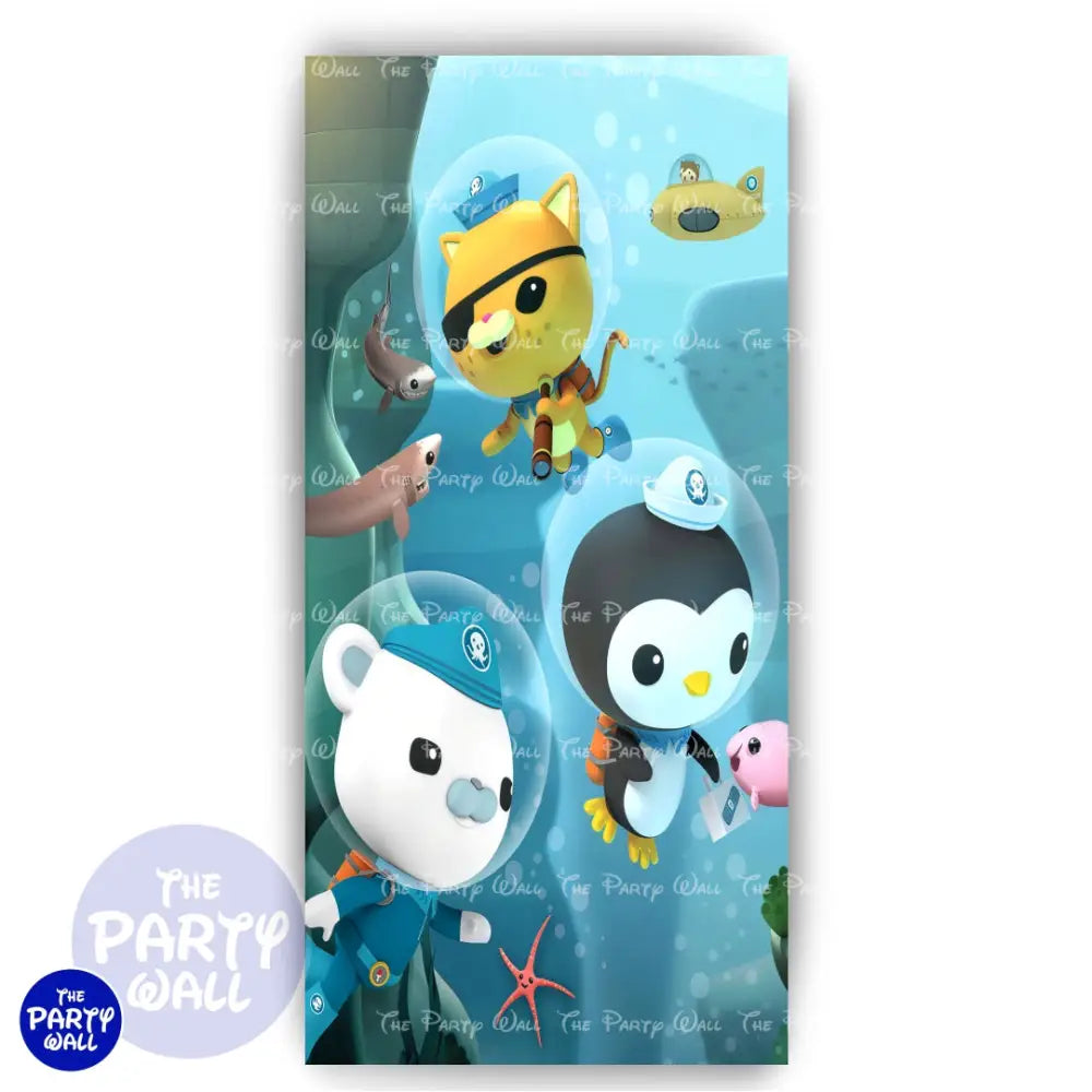 Octonautas - Funda para mampara de punta redonda o rectangular Mampara de punta redonda