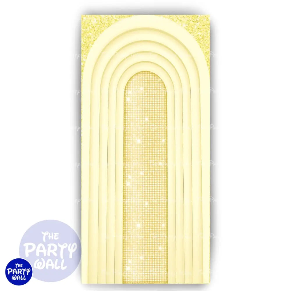 Ondas - Funda para mampara de punta redonda o rectangular Mampara de punta redonda