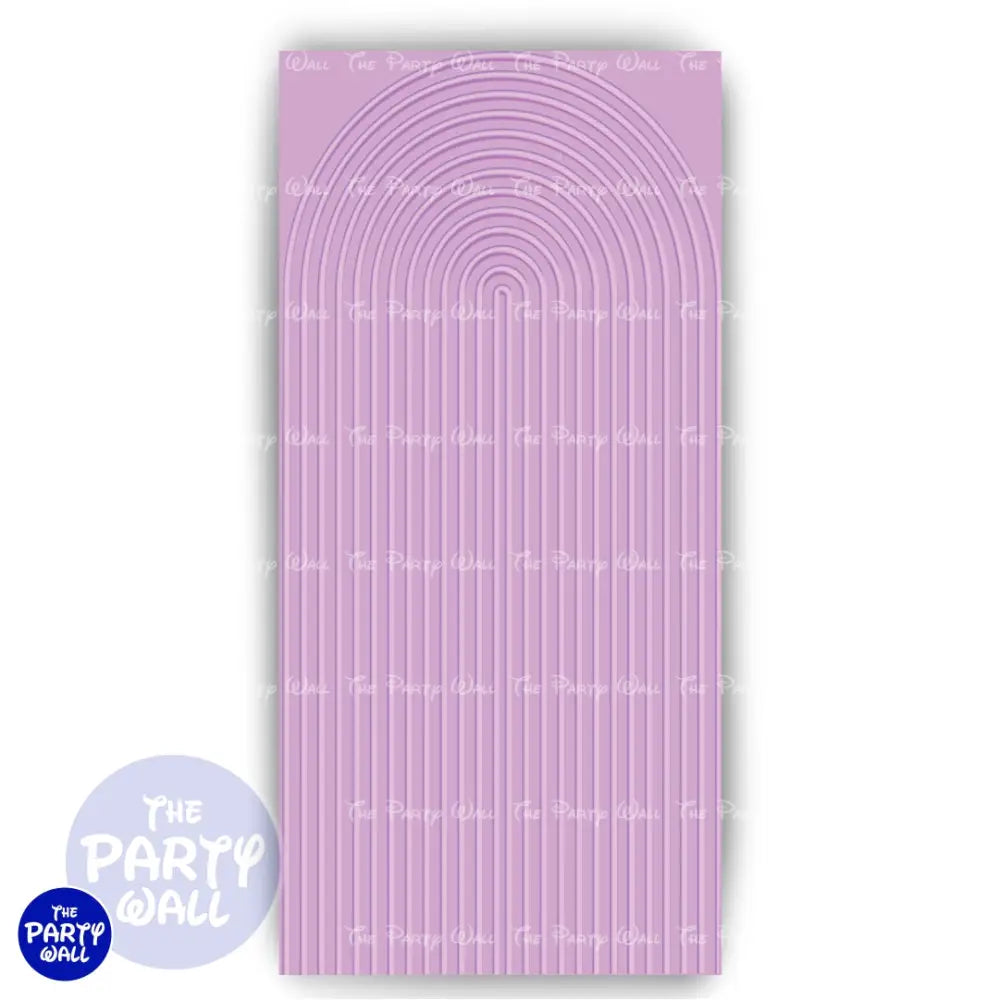 Ondas - Funda para mampara de punta redonda o rectangular Mampara de punta redonda