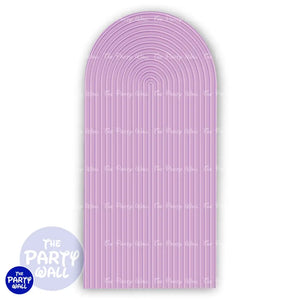 Ondas - Funda para mampara de punta redonda o rectangular Mampara de punta redonda