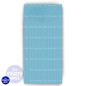 Ondas - Funda para mampara de punta redonda o rectangular Mampara de punta redonda