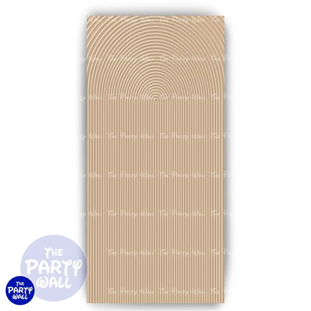 Ondas - Funda para mampara de punta redonda o rectangular Mampara de punta redonda