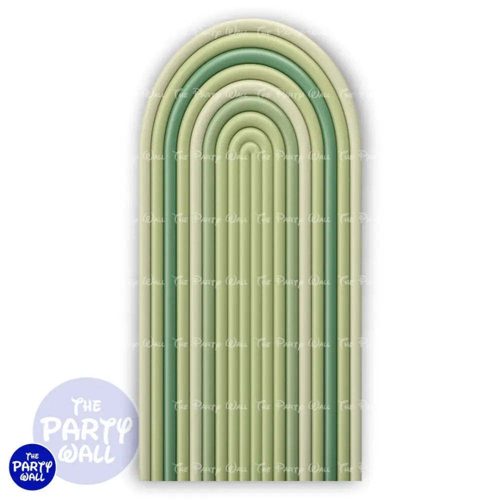 Ondas - Funda para mampara de punta redonda o rectangular Mampara de punta redonda