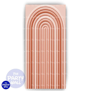 Ondas - Funda para mampara de punta redonda o rectangular Mampara de punta redonda