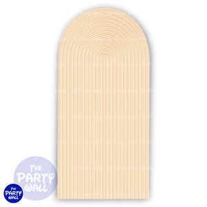 Ondas - Funda para mampara de punta redonda o rectangular Mampara de punta redonda