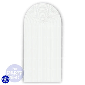 Ondas - Funda para mampara de punta redonda o rectangular Mampara de punta redonda