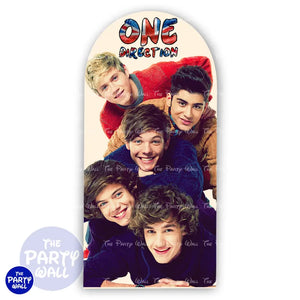 One Direction - Funda para mampara de punta redonda o rectangular Mampara de punta redonda