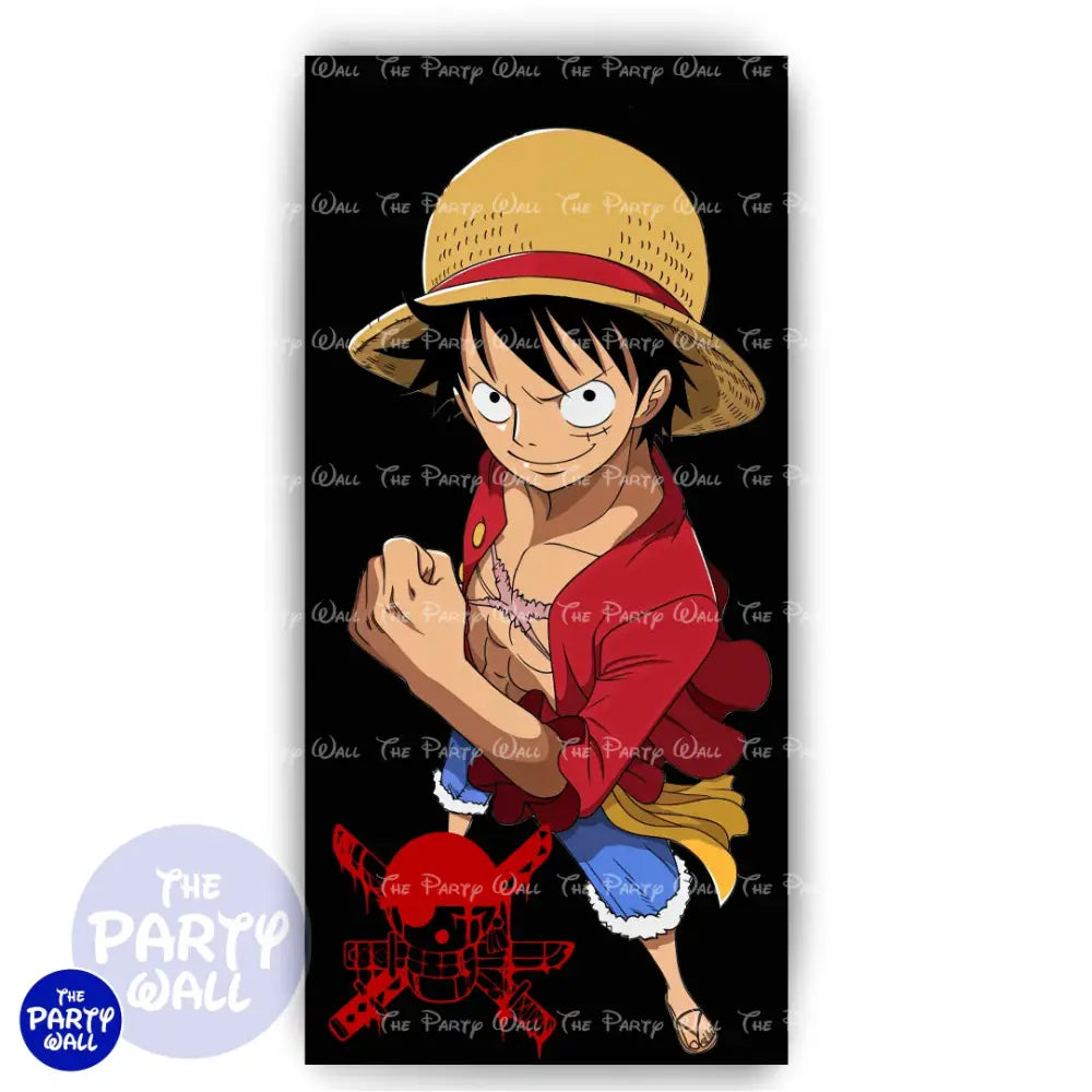 One Piece - Funda para mampara de punta redonda o rectangular Mampara de punta redonda
