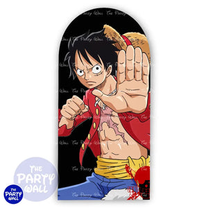 One Piece - Funda para mampara de punta redonda o rectangular Mampara de punta redonda