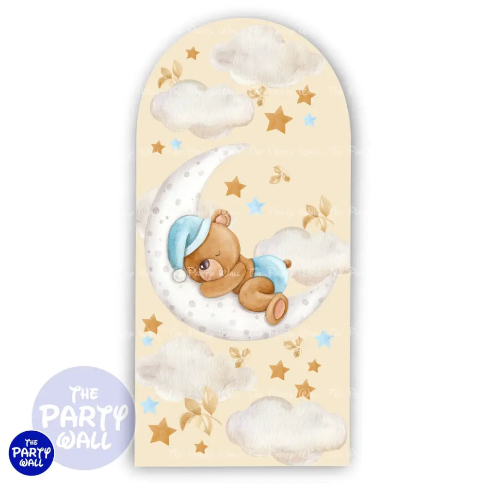 Ositos Cute - Funda para mampara de punta redonda o rectangular Mampara de punta redonda