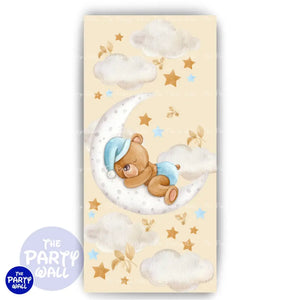 Ositos Cute - Funda para mampara de punta redonda o rectangular Mampara de punta redonda