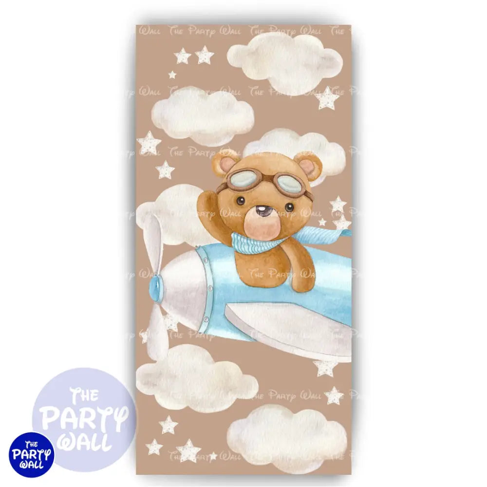 Ositos Cute - Funda para mampara de punta redonda o rectangular Mampara de punta redonda