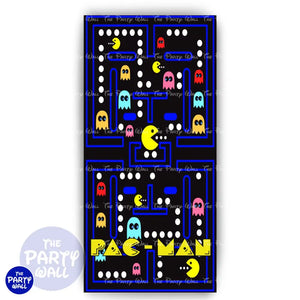 Pac-Man - Funda para mampara de punta redonda o rectangular Mampara de punta redonda