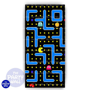 Pac-Man - Funda para mampara de punta redonda o rectangular Mampara de punta redonda