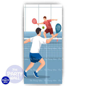 Padel - Funda para mampara de punta redonda o rectangular Mampara de punta redonda