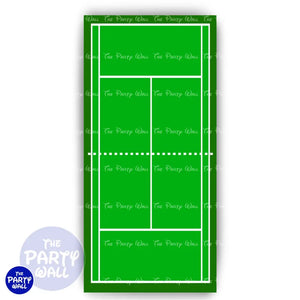 Padel - Funda para mampara de punta redonda o rectangular Mampara de punta redonda
