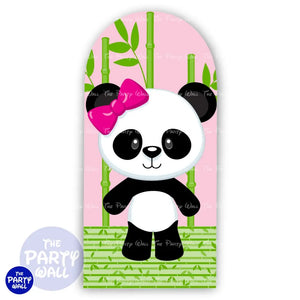 Panda - Funda para mampara de punta redonda o rectangular Mampara de punta redonda