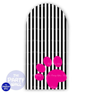 Panda - Funda para mampara de punta redonda o rectangular Mampara de punta redonda