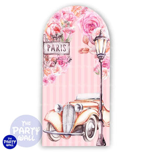 Paris - Funda para mampara de punta redonda o rectangular Mampara de punta redonda